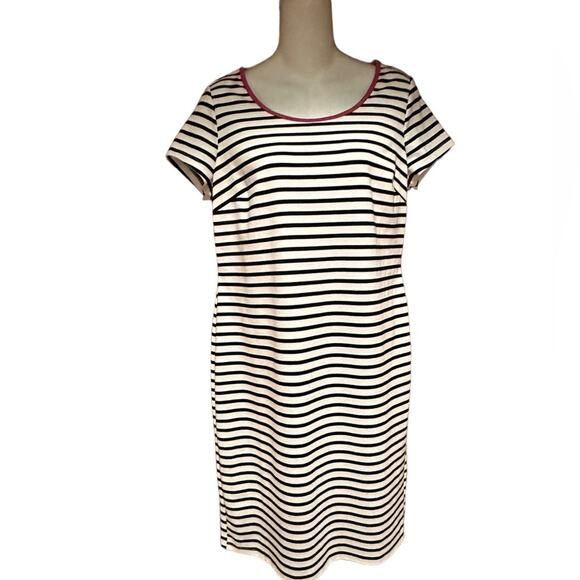 A Pea in the Pod Women’s Small Maternity Striped Short Sleeve T Shirt Dress - Picture 1 of 6